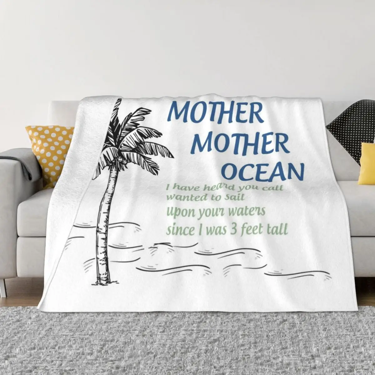 

Mother, Mother Ocean Throw Blanket Fluffy Soft Blankets Thin Blankets Bed blanket