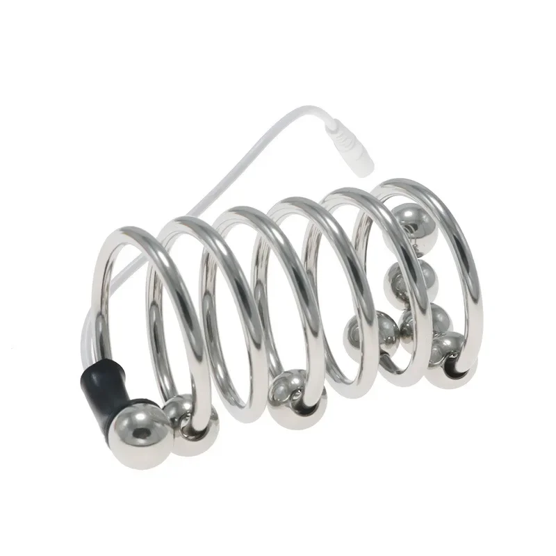 Penis Plug Therapy Massager Penis Rings Health Electric Shock Cock Rings Urethral Dilator Medical Themed Tool Sex Toys For Men