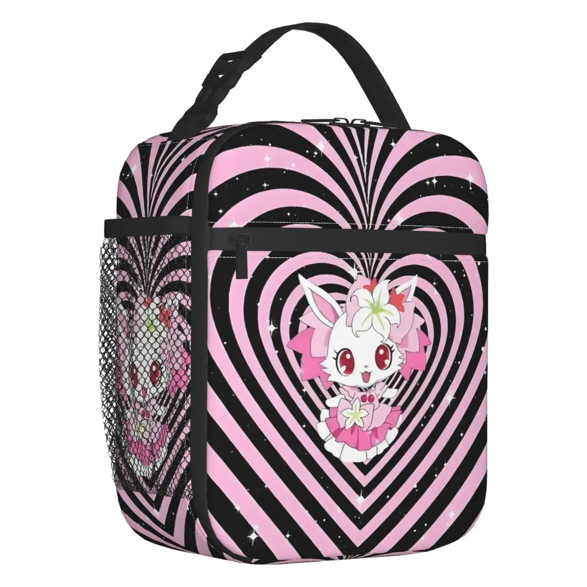 

Изолированные сумки для обеда с героями мультфильмов для школы, офиса, аниме, милый герметичный термохолодильник, ланч-бокс для женщин и детей