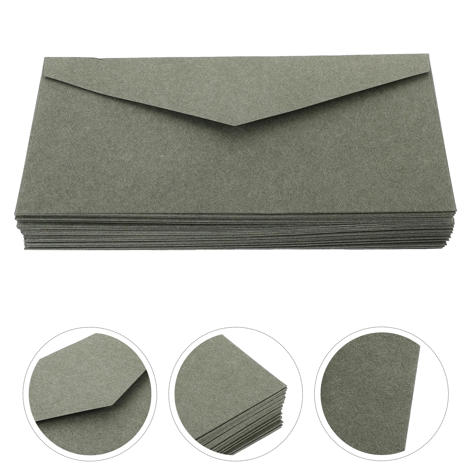 30Pcs Blank Letter Size Envelopes Paper Practical Envelopes for Wedding Invitations Greeting Cards Party Cards Mailing
