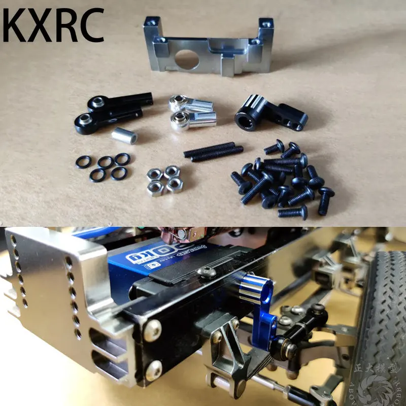 

Big Girder-steering Steering Gear Structure Modification Kit for 1/14 Tamiya RC Truck Trailer Scania Actros Volvo MAN LESU Part