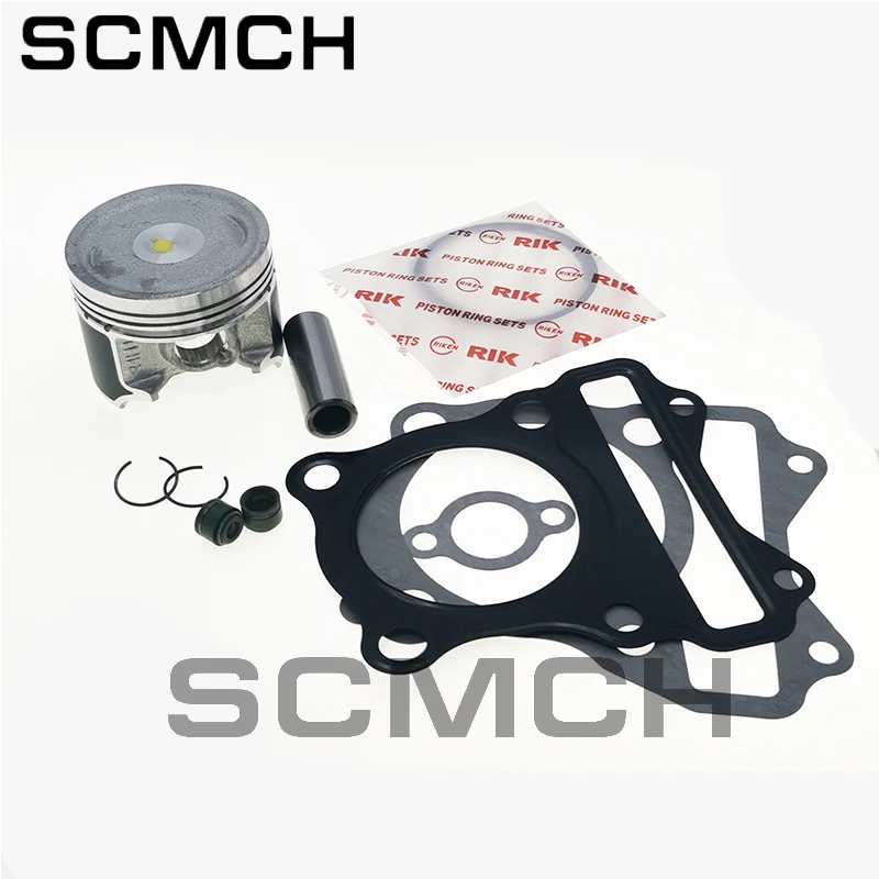 Motorcycle Cylinder Piston and Ring Kit For Suzuki UA150 UA150T HJ150T-19 VR150