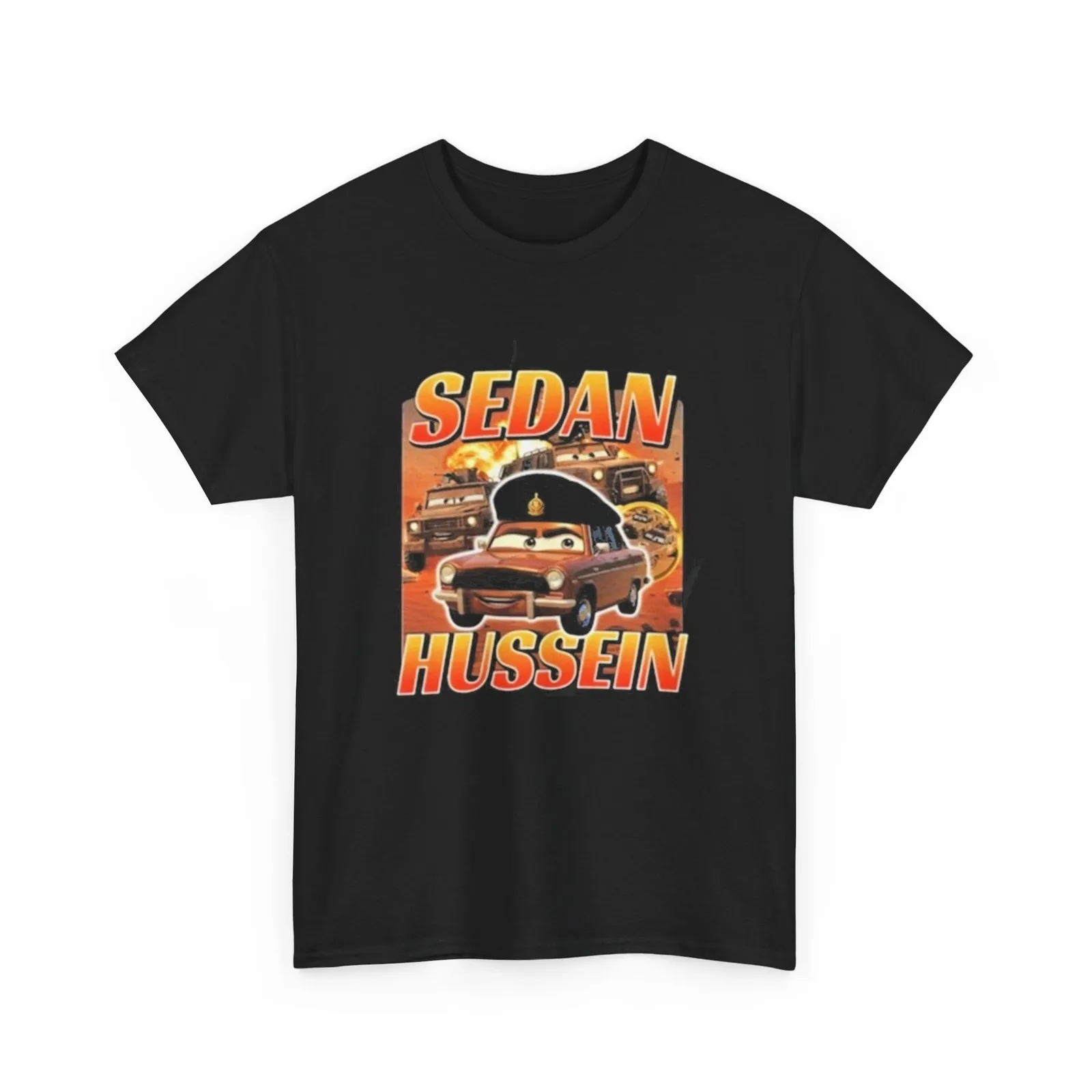 Sedan Hussein T-Shirt, Graphic Tee, Unisex Clothing, Unique Design Shirt, Gift