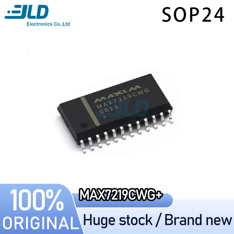 

(5-20piece) 100% New MAX7219CWG+ SOP24 Chipset Professional one-stop ordering Adequate stock Chip Electronics