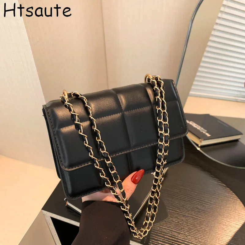 

Fashion Mini Women Shoulder Bag Chain Handbags PU Leather Flap Bag Female Large Capacity Casual Crossobdy Clutch Elegant Pouch