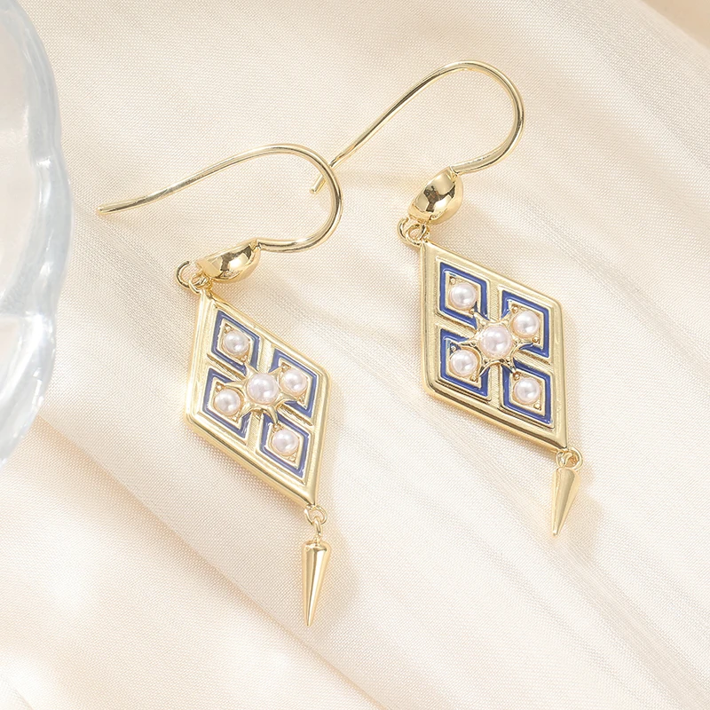 Brincos Elegantes de Estilo Ét - Ethnic Chic Fashion avaliação e preço
