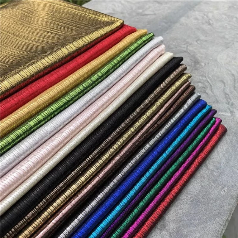 معدني الذهب والفضة بريق شير النسيج احباط الشريط شريط لامع ملابس رقص المرحلة ارتداء مواد الملابس الزخرفية