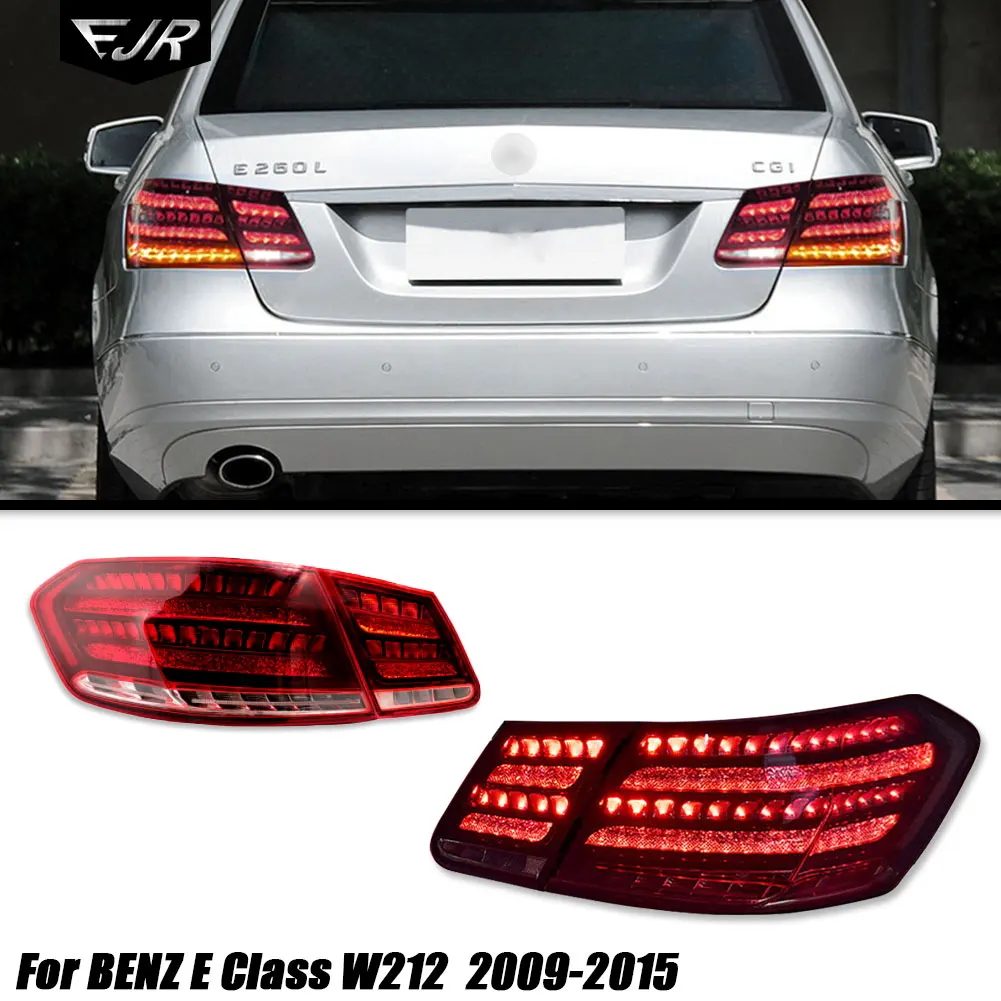 For Benz W212 2009-2015 LED Taillights Assembly Modified to Maybach Diamond Style Rear Tail Lights Car Lamp Accessories