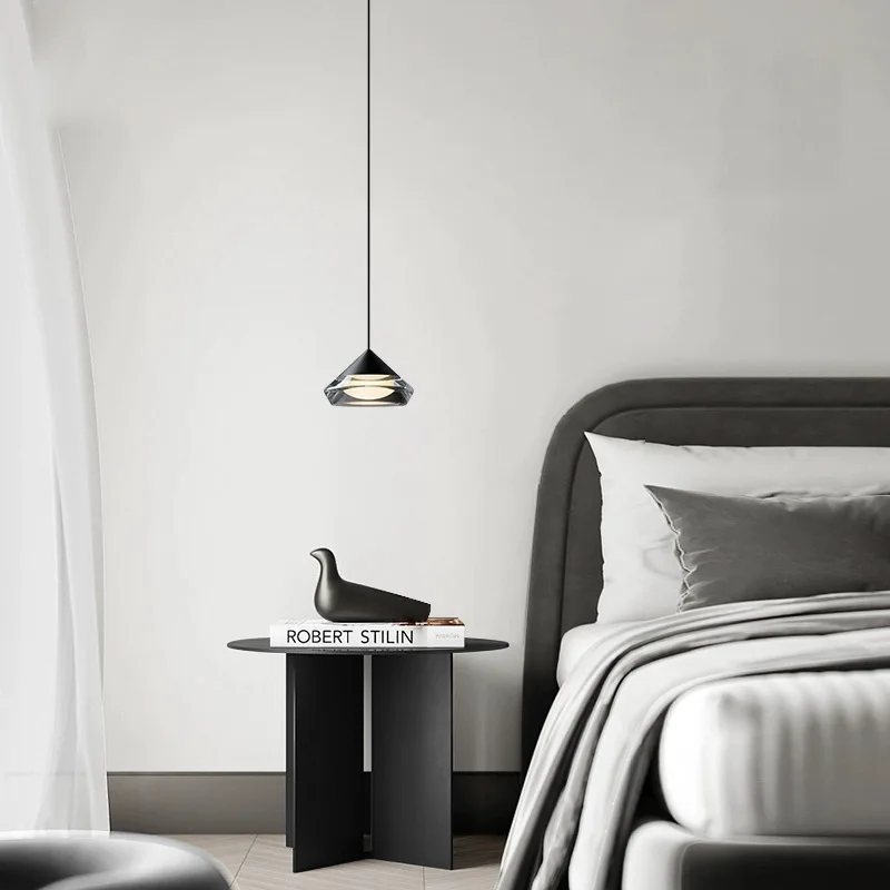 

Italian minimalist, bedroom bedside small chandelier, modern minimalist personality full spectrum Nordic creative restaurant