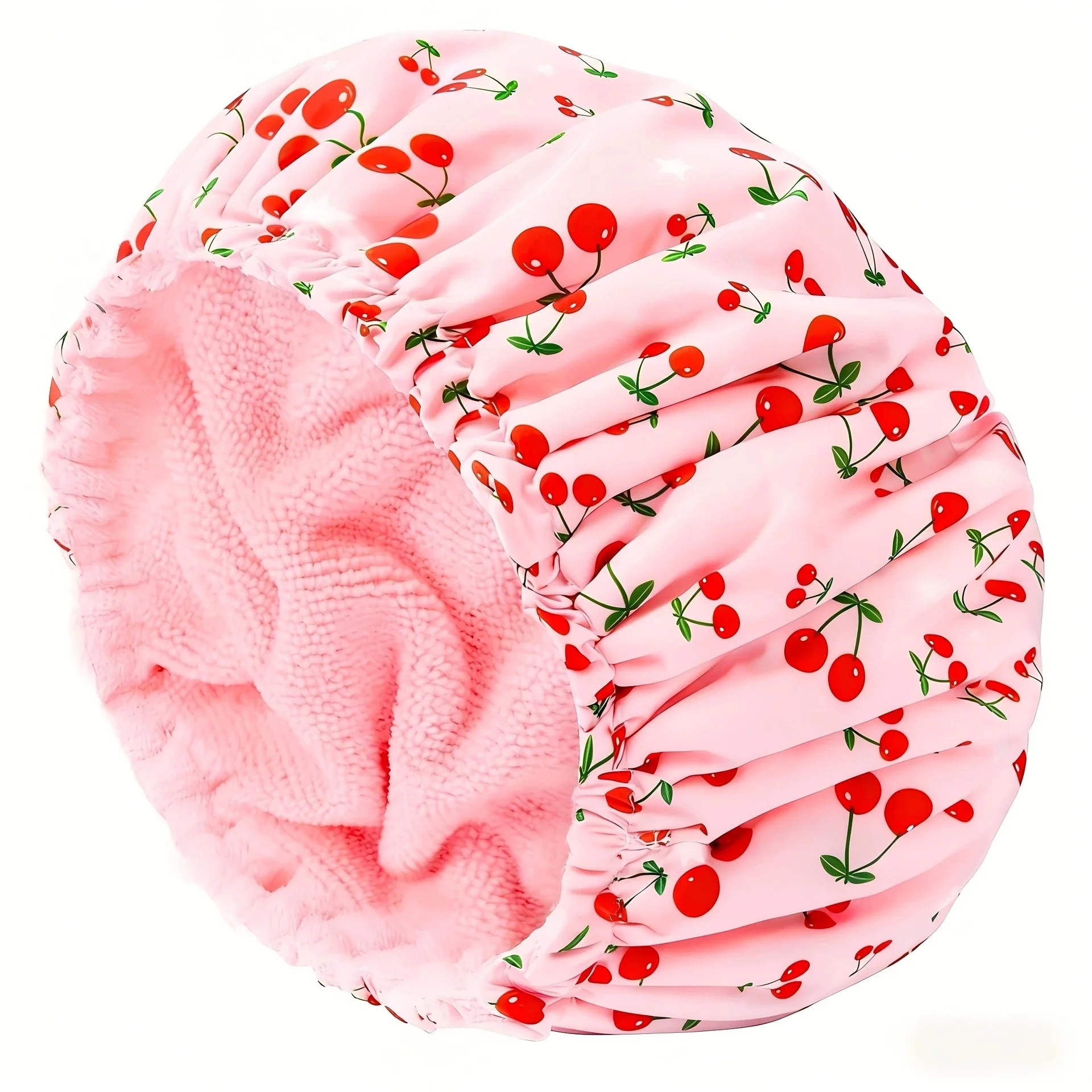 Terry Lined Shower Cap for Women