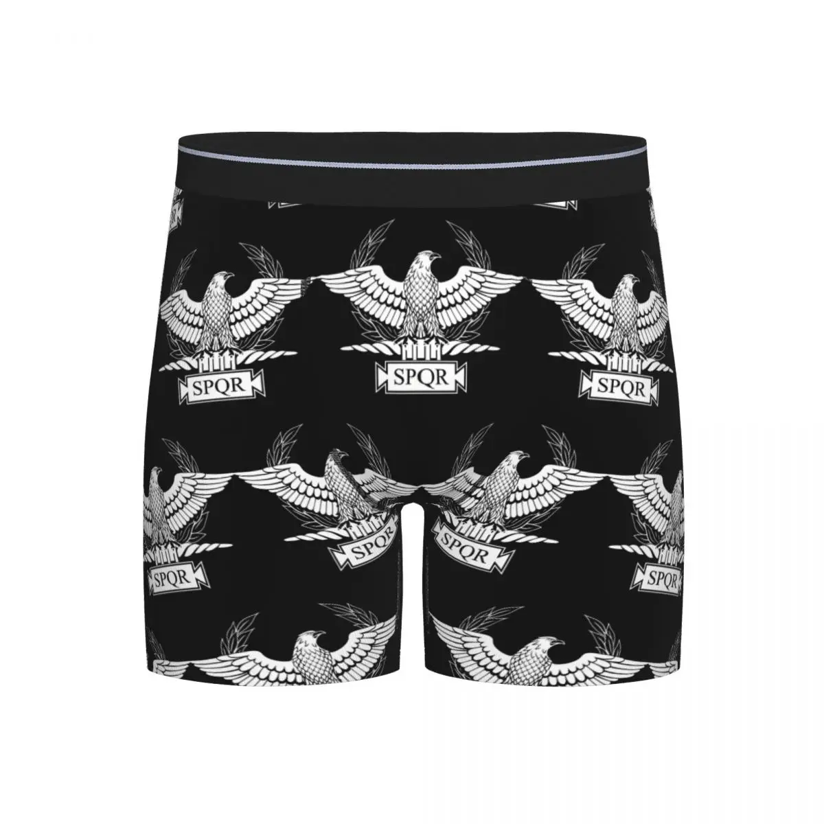 

Long Boxer Underpants Shorts Rome SPQR Roman Panties Men's Ventilate Underwear for Homme Man Boyfriend Gift