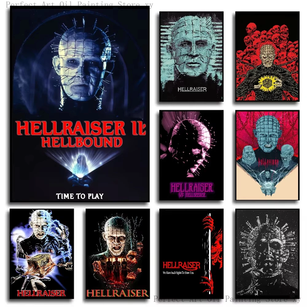 

Классический фильм ужасов H-hellraiser постер художественный принт бар мебель для гостиной декор безрамная живопись