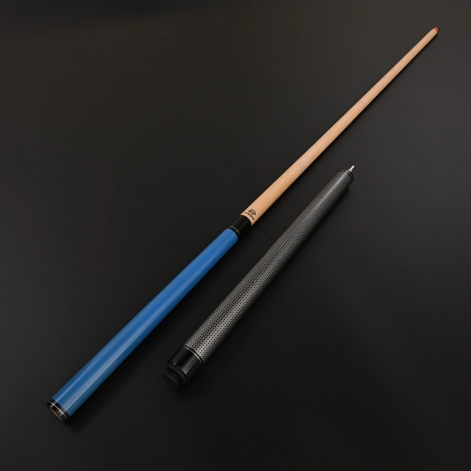 jump-break-cue-3-piece-blue-silver-north-american-hard-rock-maple-shaft-anti-burst-tip-powerful-break-pool-stick