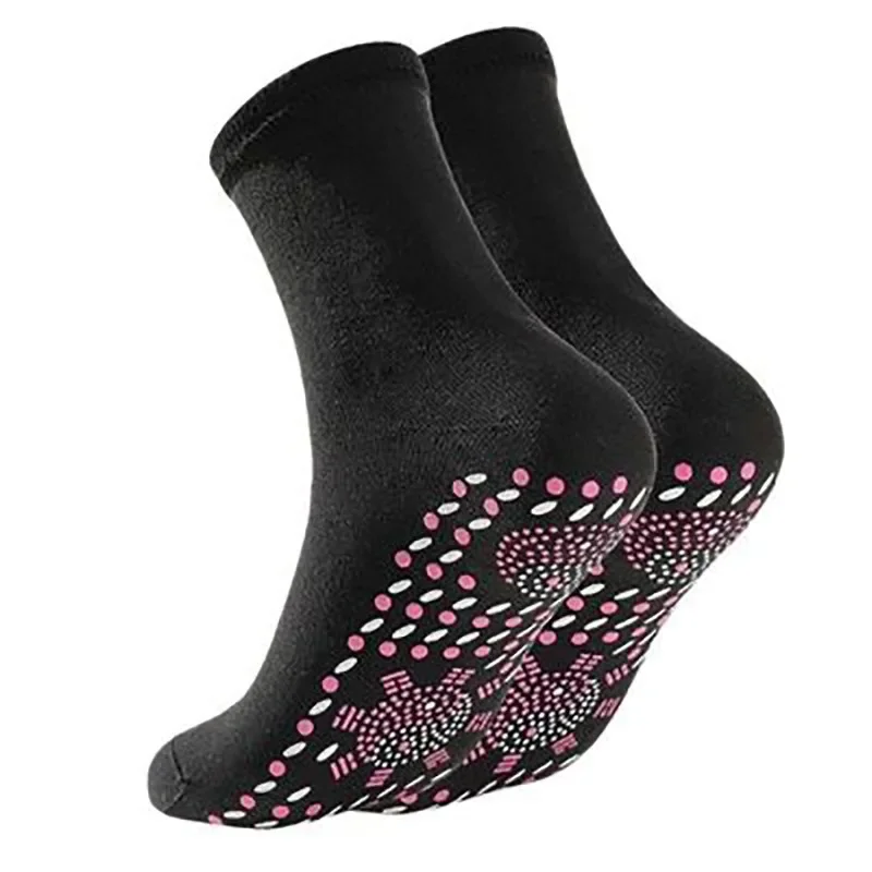 Tourmaline Magnetic Heated Socks Therapy Self-heating Thermal Socks Pain Relief Winter Women Men Warm Massage Sport Yoga Socks