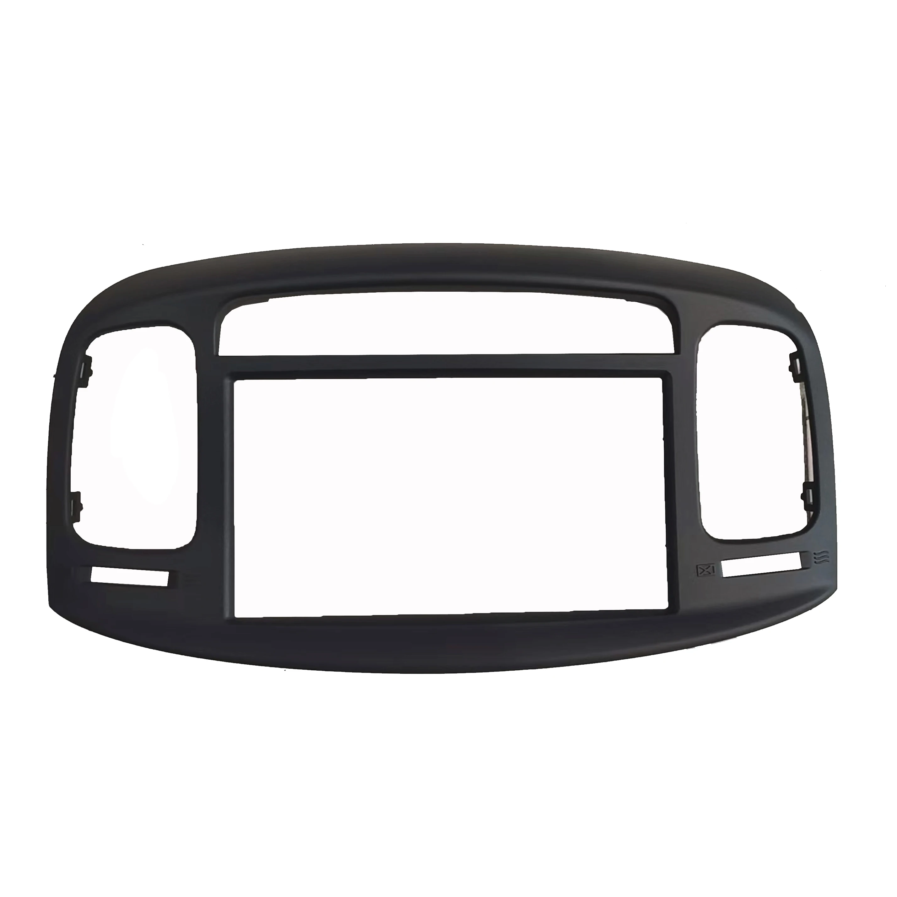 Fáscia de rádio de carro com estrutura de áudio de carro duplo 2 Din, kit de painel é adequado para HYUNDAI ACCENT 2009-2012
