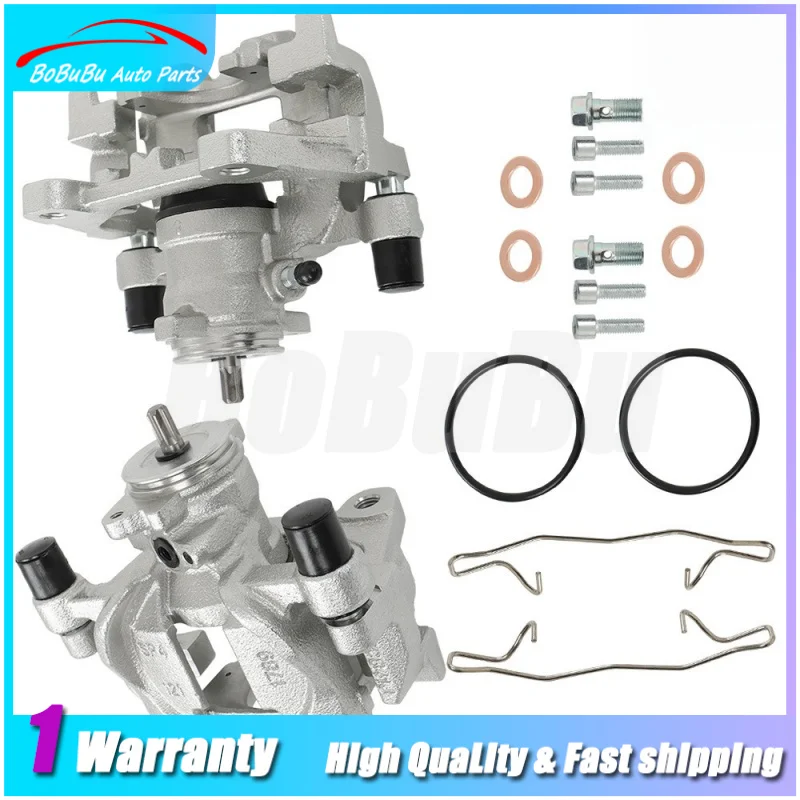 Rear Side Brake Calipers W/ Bracket For 13-22 Ford Edge Escape Lincoln MKC 18-B5476A 18B5476A DG9Z2552C DG9Z2552A DG9Z2552B