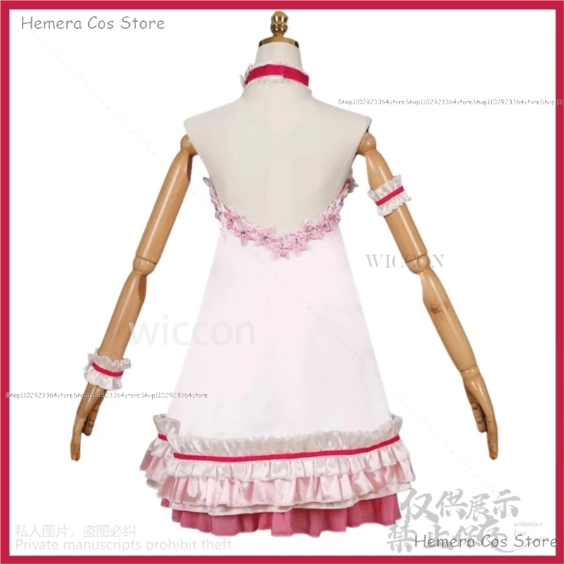 Anime Game Yosuga No Sora Cosplay Kasugano Sora Costume Princess Skirt Pink Evening Dress Lolita Adult Woman Sexy Cos Customized