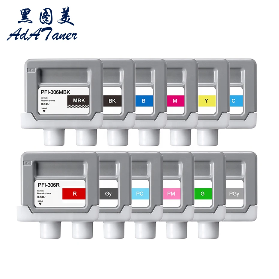 

PFI306 PFI 306 PFI-306 Premium Compatible Inkjet Ink Cartridge For Canon IPF8400 IPF8400s IPF9400 IPF9400s Printer