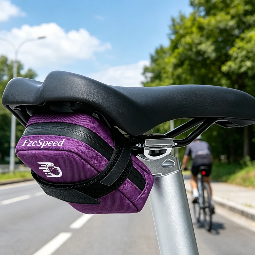 Universelle Fahrrad-Aufbewahrungstasche 0,35L Mini Tragbare Fahrrad-Hecktasche MTB Mountainbike Rennrad Satteltasche – Detail 2