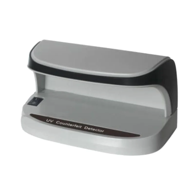 B29C-Portable Desktop Money Detector With High-Efficiency Purpler Light For Quick Cash Detection Battery Power Verification
