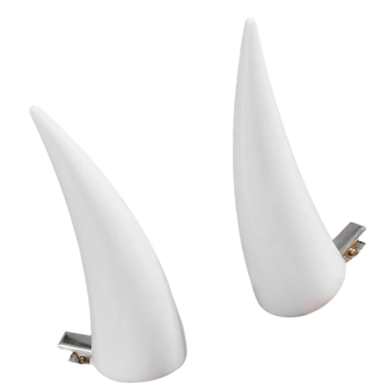 Cosplay spinka do włosów róg spinka do włosów Anime elegancki trend z lat 2000 Power Bunches nakrycia głowy Punk Halloween Cosplay