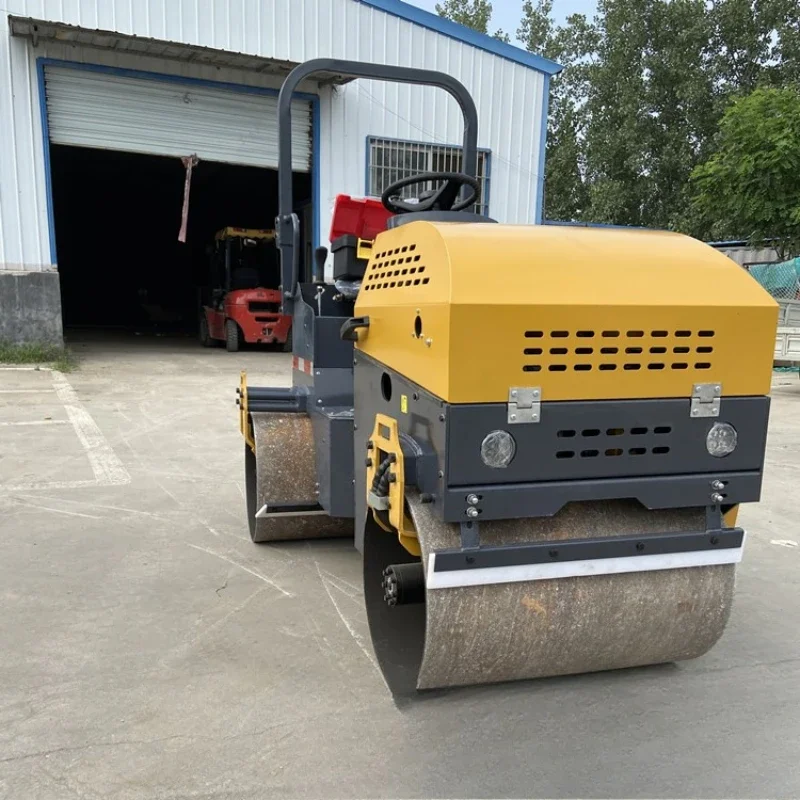 Seat-mounted double steel wheel roller Full hydraulic roller 2 tons 2.5 tons roller