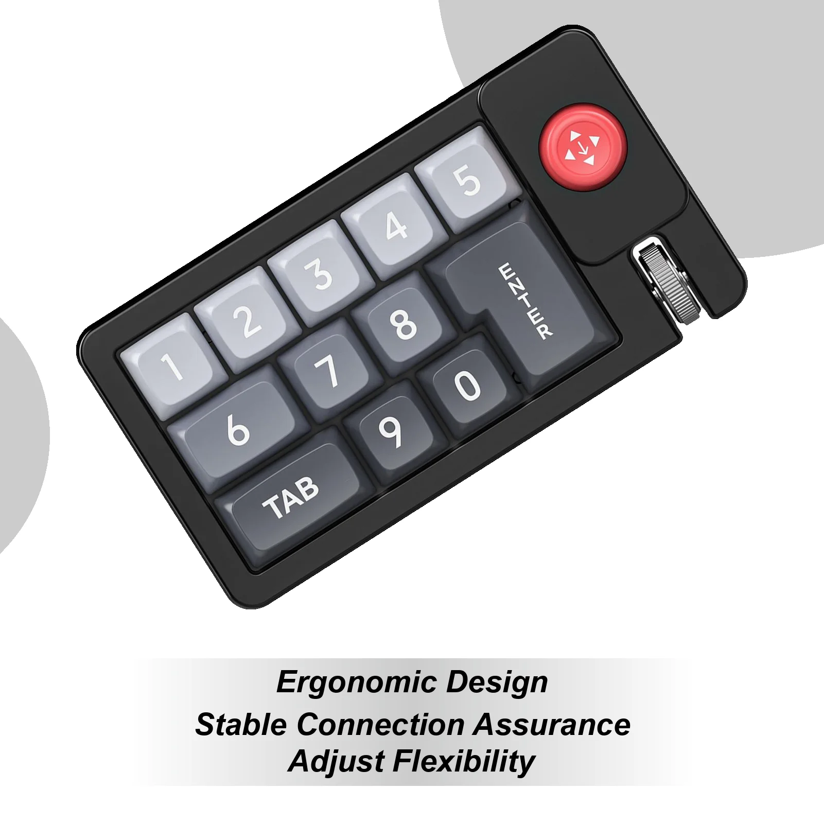 

Programmable Keyboard RGB Mechanical Keyboard Hot-swappable Wired Single-handed Number Pad With Joystick For Graphic Design