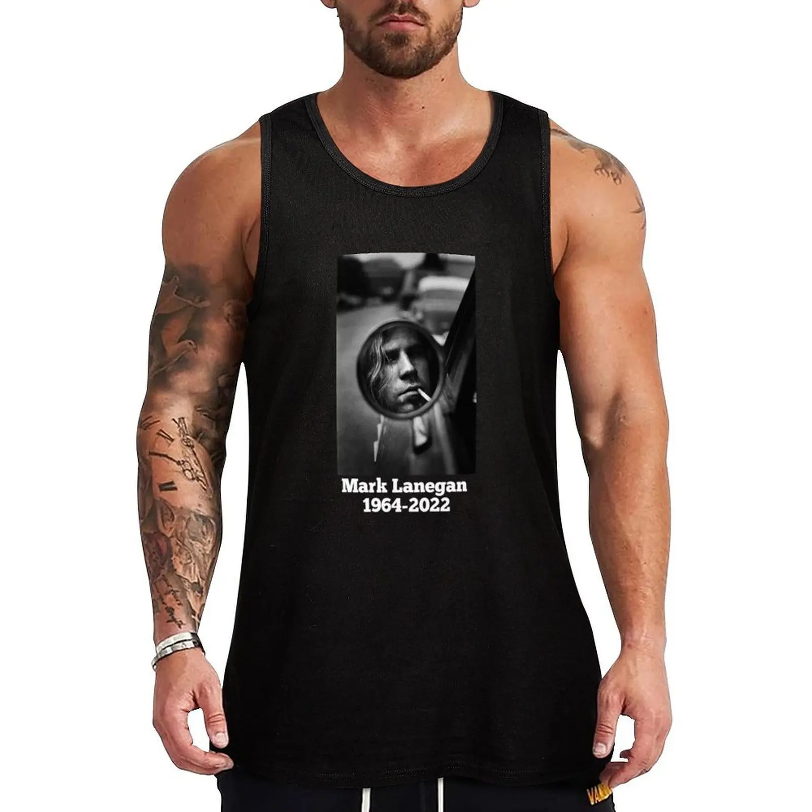 

Mark Lanegan, RIP Mark Lanegan Tank Top Summer Casual Tank Top Loose Fit Breathable Shirt