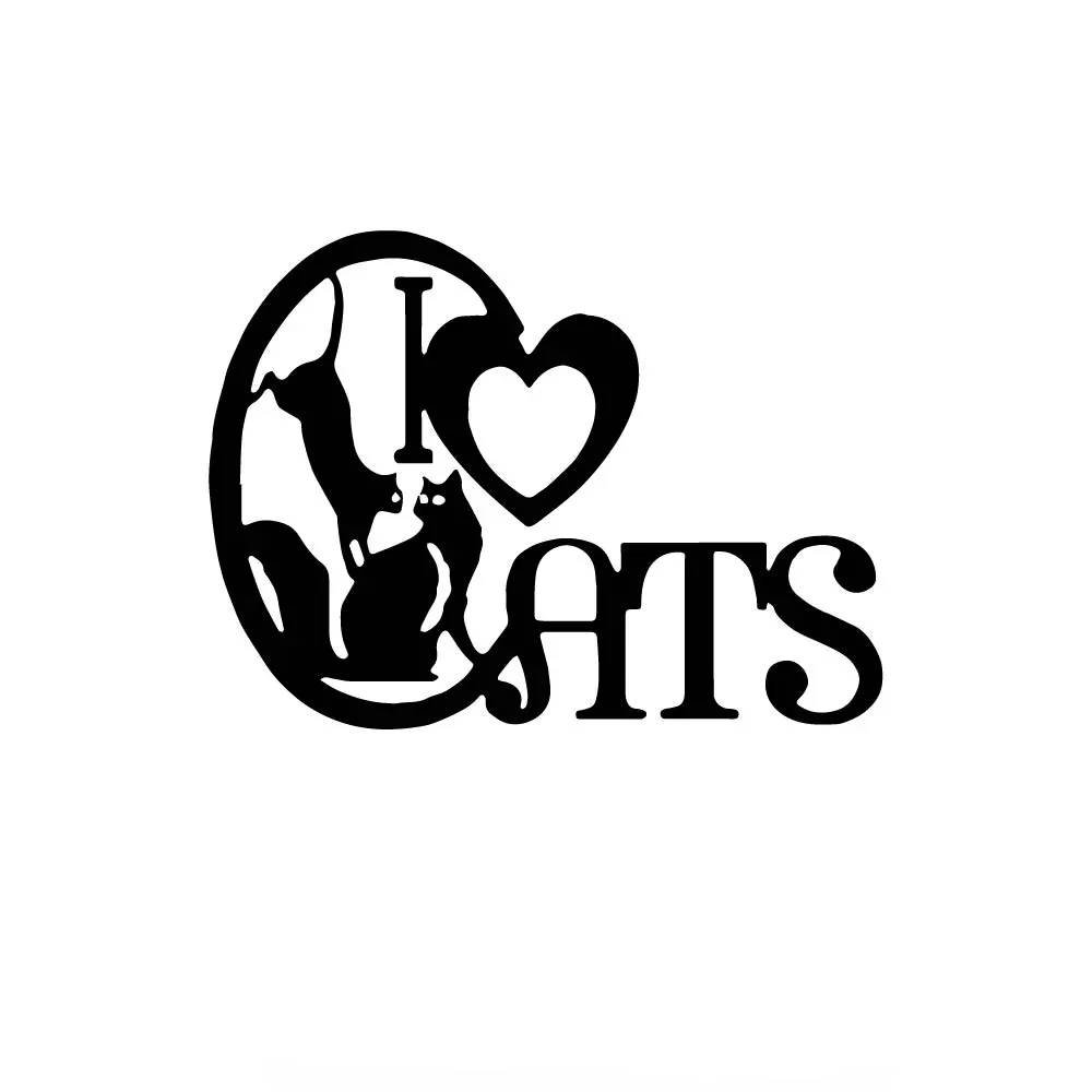 Car Sticker Hot Sale Funny Pet Cat Vinyl Decals for Car Bumper Rear Window Body Decoration Decal,21cm