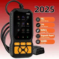 Escáner de Diagnóstico Automotriz OBDII/EOBD Avanzado 2025, Compatible con Funciones OBD2, Lectura y Reinicio de Códigos de Error del Motor, Lector de Códigos OBD2 Rápido con Flujo de Datos en Tiempo Real, Biblioteca de 35901 DTC, Incluye Detección de Voltaje de Batería
