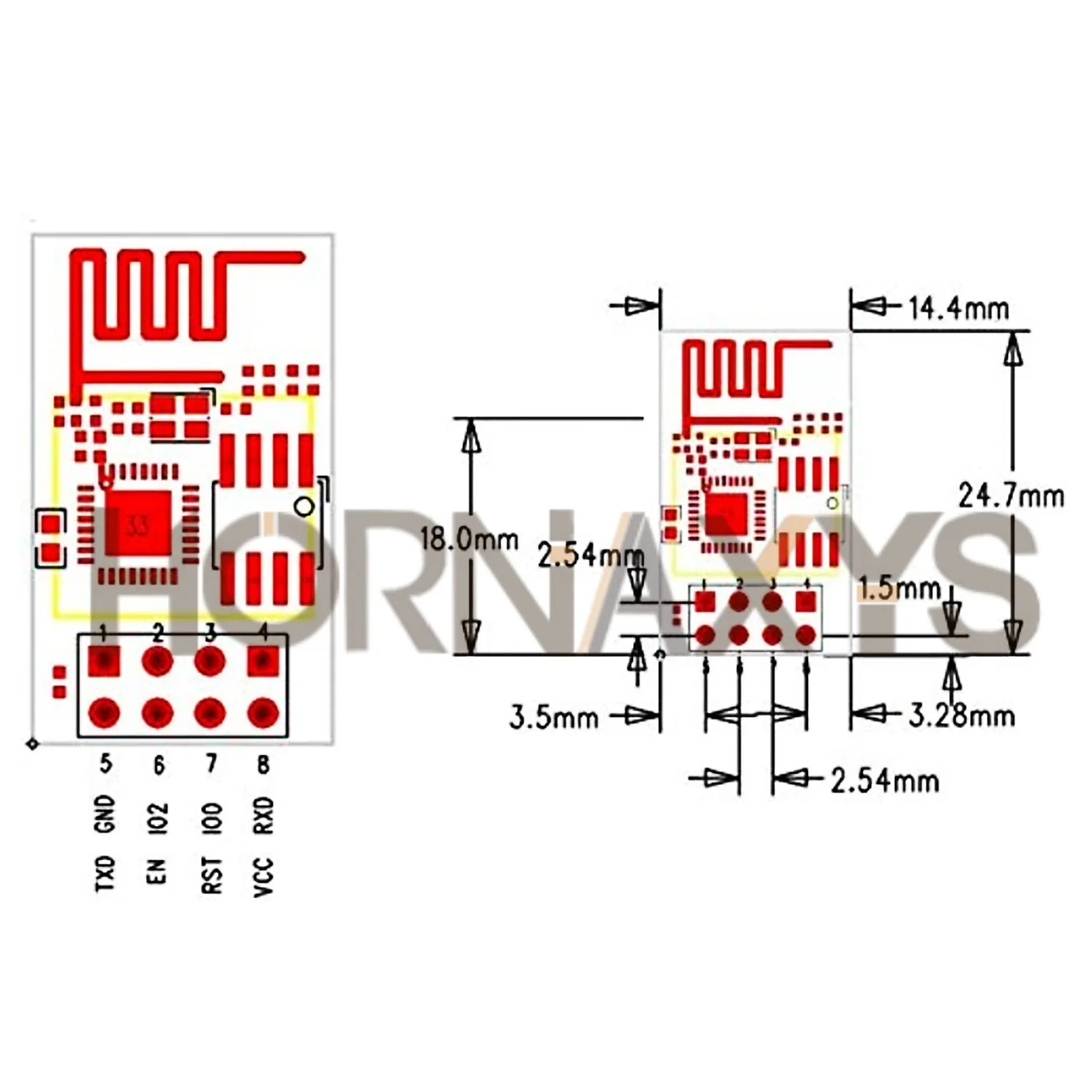 5/10pcs ESP01/ESP-01S Programmatore Adattatore Seriale Ad Alta Velocità ESP8266 CH340G USB A ESP8266 Seriale Wireless Wifi scheda di sviluppo