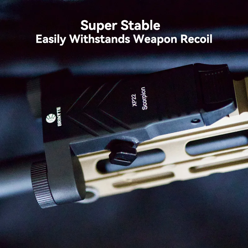 Brinyte XP22 ضوء تكتيكي 1300 لومن مزدوج الرؤوس مصباح يدوي قابل لإعادة الشحن سريع الفصل #3