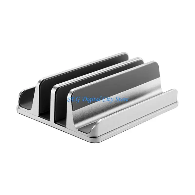 U75B Adjustable Width Aluminum Alloy Vertical Laptop and Tablet Stand NonSlip Base