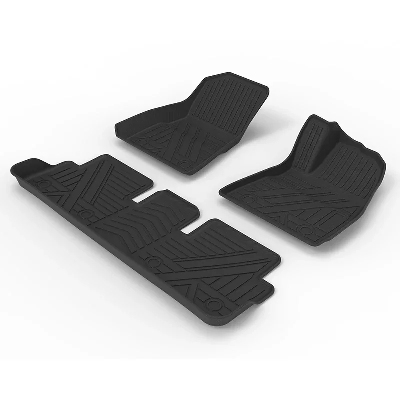 Car accessories car mats non-slip easy to clean 3d fit  car tpe floor mats suppliers for  tesla