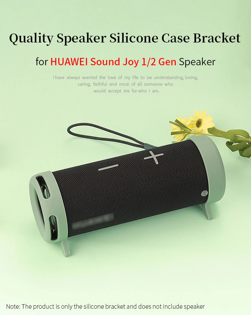 Silicone Desktop Speaker Bracket for Sound Joy 1/2 Gen Stand Smart Speaker Holder Base Support Frame Storage Rack