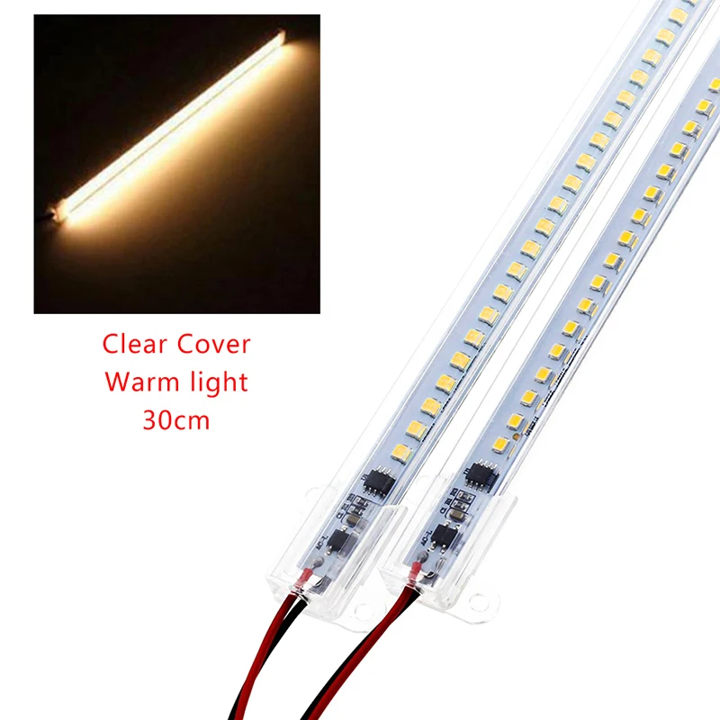 

AC220V LED Bar Light High Brightness 2835 LED Clip 30cm 40cm 72LEDs Rigid Strip Saving LED Tubes In Stock