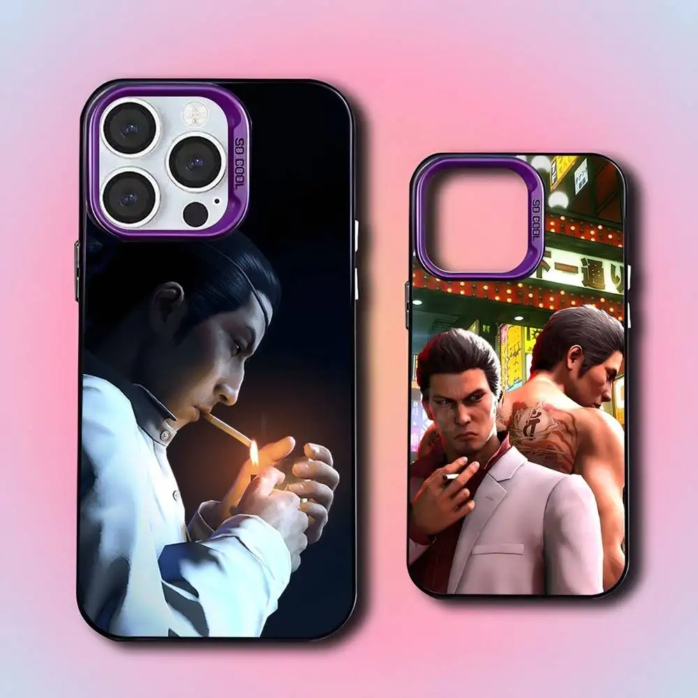 

Yakuza 0 Game For iPhone 17,16,15,14,13,12,11,Mini,Pro,E,SE4,XS,MAX Purple Candy Matte Cover