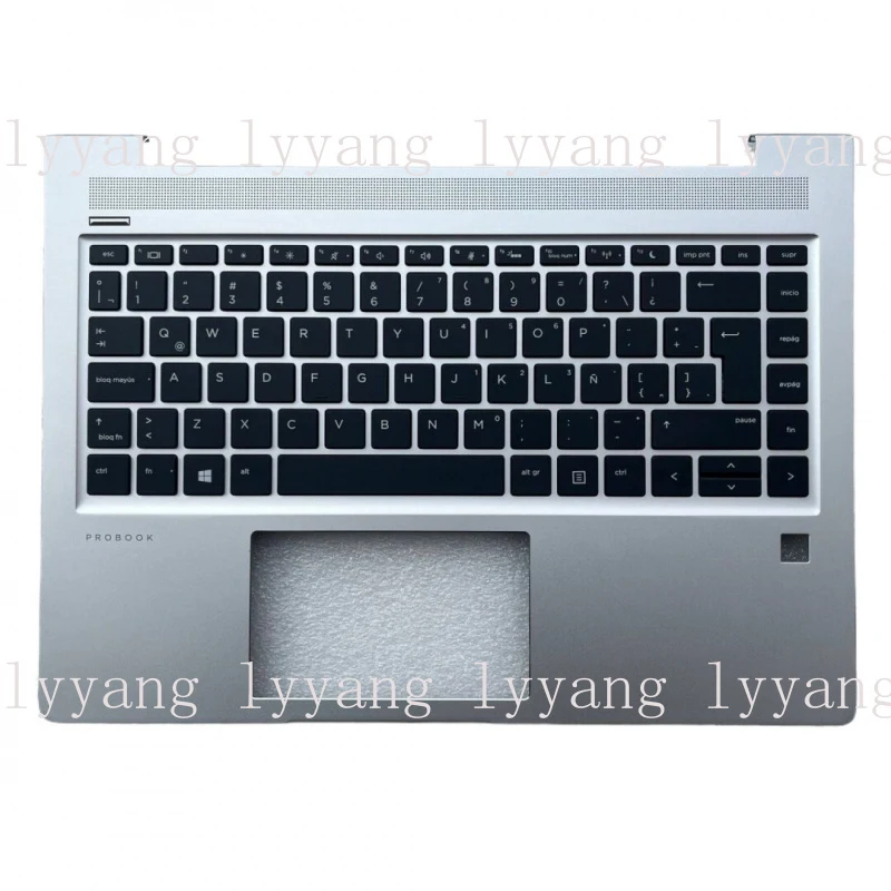 

f Laptop for HP ProBook 440 G6 445 G7 Latin Backlit Keyboard Palmrest Cover case