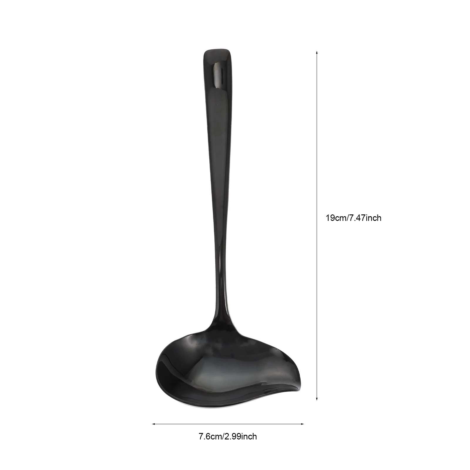 1 قطعة حساء منقار البط الفولاذ المقاوم للصدأ مقبض طويل أدوات المائدة المطبخ صلصة إناء/ قدر أدوات المائدة المنزلية ارتداء مقاومة السلس #2
