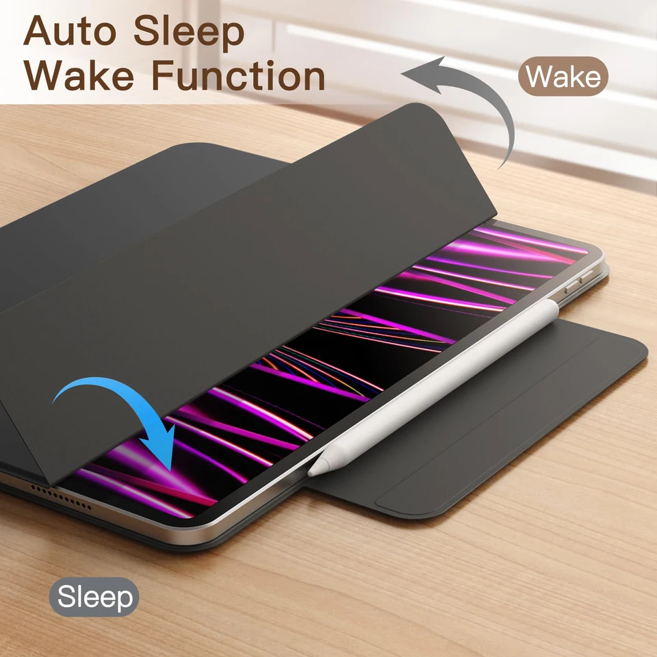 For iPad Pro 13 inch Case 2025 M5 M4 2024 Powerful Magnetic