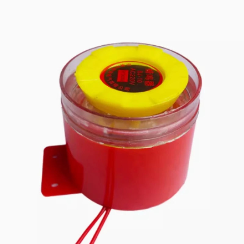 BJ-10 90dB AC 220V Voltage Siren Sound Emergency Buzzer Alarm
