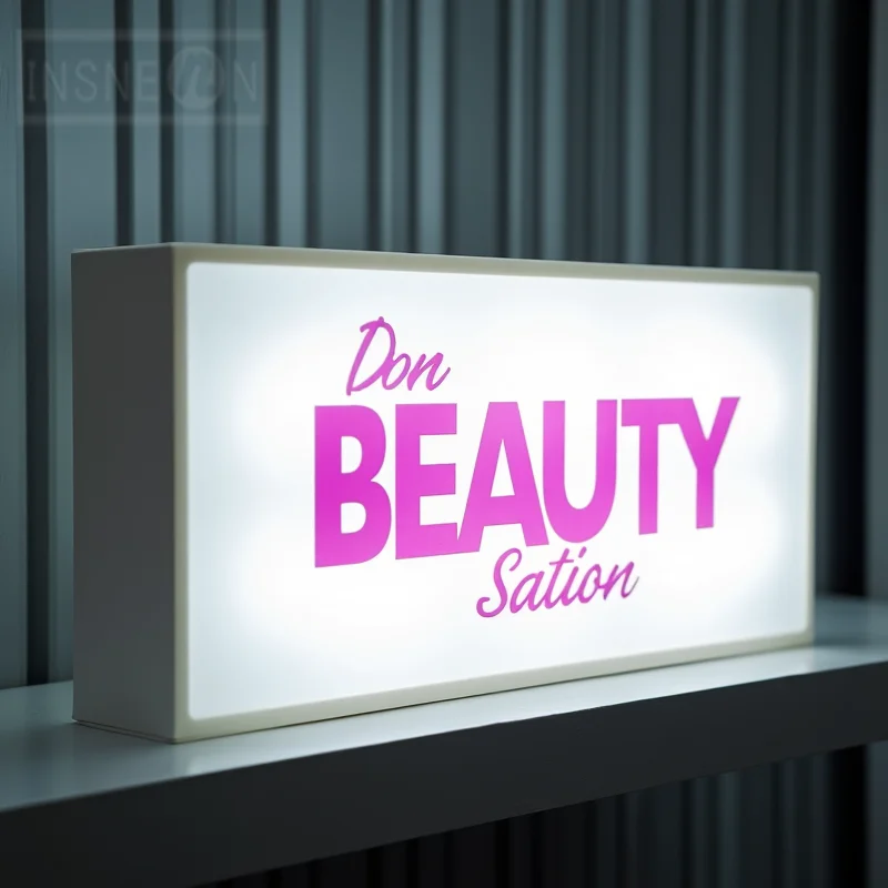 Custom Light Box For Business Outdoor Waterproof LED Sign Board Double Sided Storefront Signage Wall Hanging Illuminated Sign