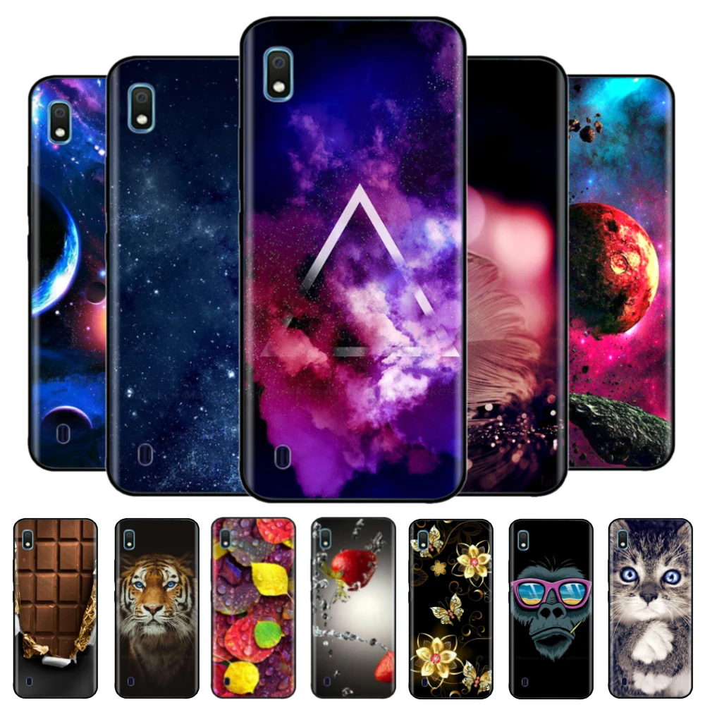 GalaxyA10 Case For Samsung A10 Soft Protective Back Cover For Samsung Galaxy A10 A 10 A105F A105 Silicon Phone Case Coque Animal