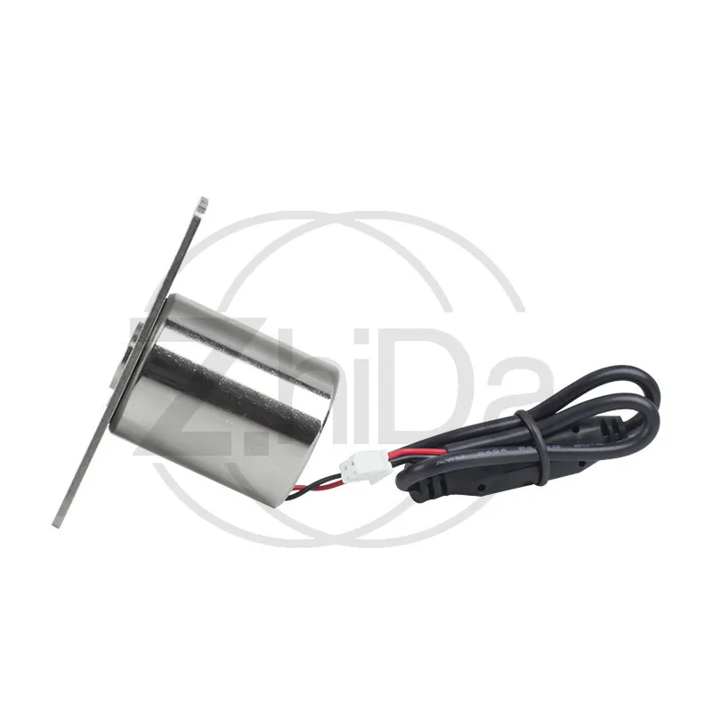 DC12V 24V SM604 Cylindrical Mortise Bolt Lock Self‑Reset Electric Solenoid Bolt Lock