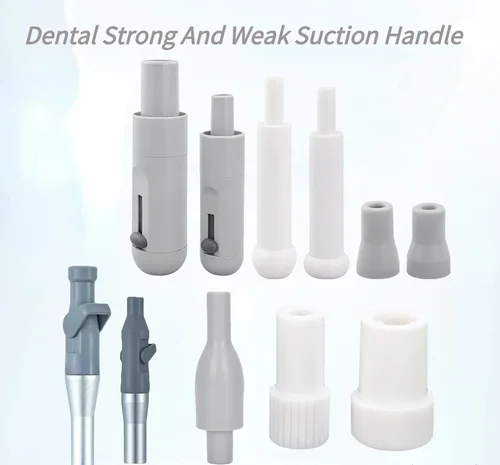 Imagen 2 del producto 1 Uds. Accesorios de taza de filtro para silla Dental, dispositivo de Saliva, filtro de succión fuerte, taza de filtro de succión débil, válvula adaptadora Dental