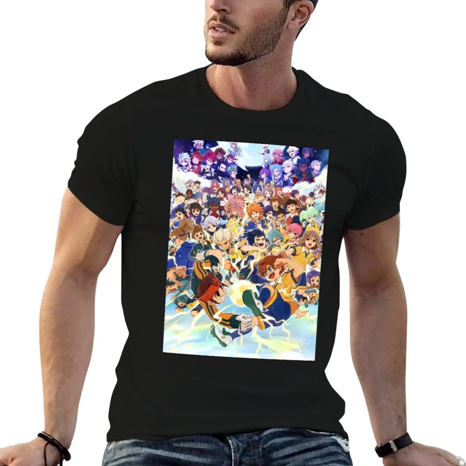 

All Characters of Inazuma Eleven T-Shirt cotton t shirts high quality man t shirt luxury T-Shirt