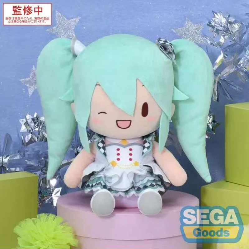 In stock Original SEGA HATSUNE MIKU: COLORFUL STAGE! SP fufu Plush Toy 27cm Action Figure Doll Kawaii Collectible Gift