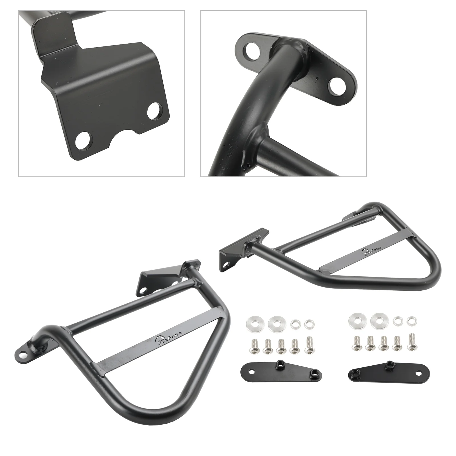 Topteng Luggage Rack Side Saddle Bag Mount Bracket For Tr Scambler Twin Cup 2017 2018 2019 2020 2021 2022 2023