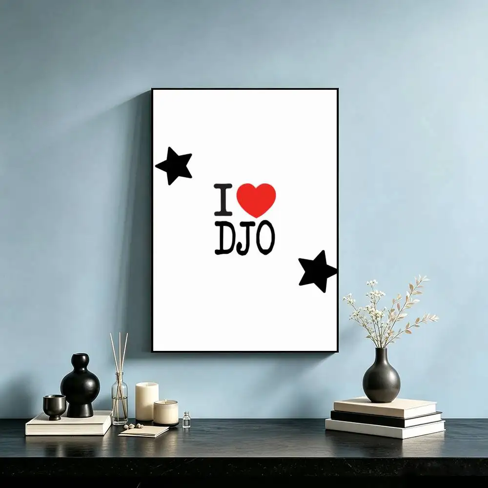 Actor DJO J-Joe K-Keery-y  Poster Waterproof Wall Art Sticker For Bar Living Room Vintage Decor High Quality Print Gift