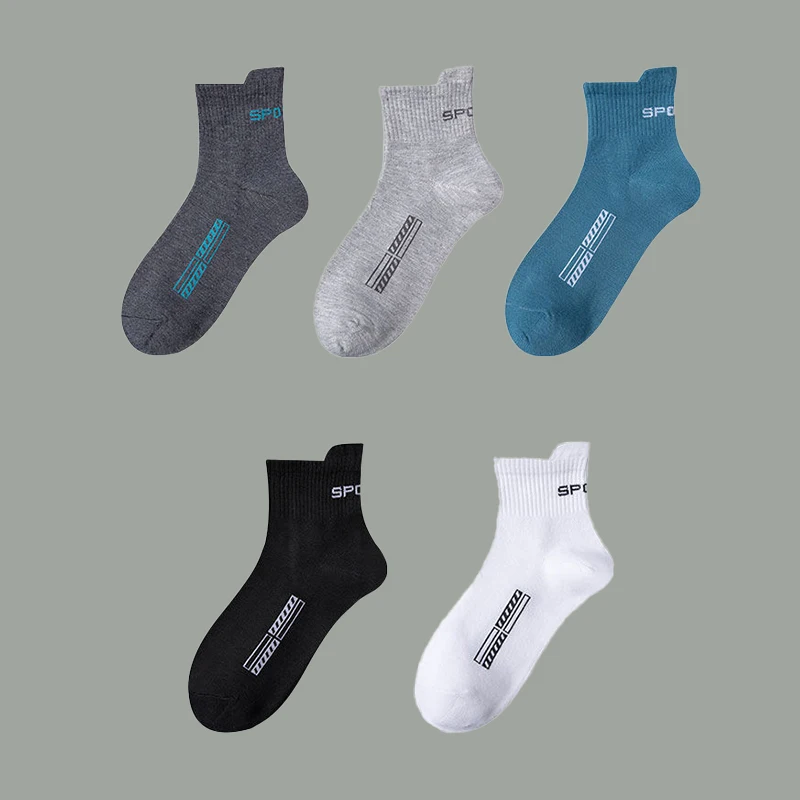 10 Pairs/Lot High-quality Men Breathable Cotton Sports Casual Socks Comfortable Fashion Street Funny Men Sokken New Style